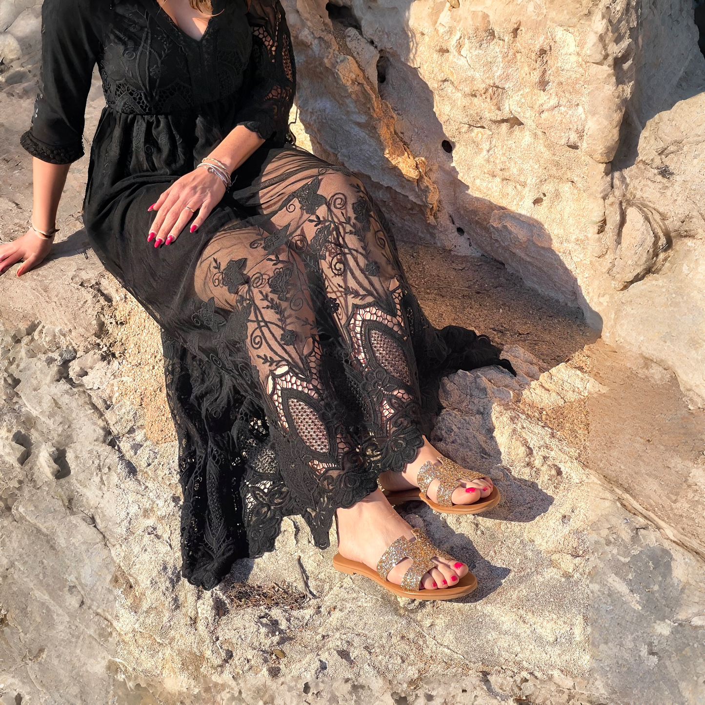 SANDALO HELIA (Glitter oro)