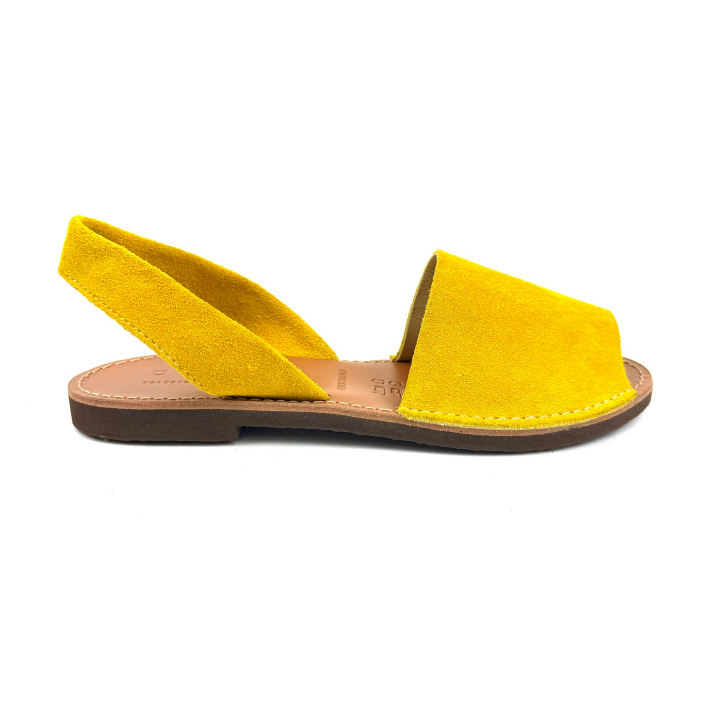 SANDALO SOLAZ (Scamosciato giallo)