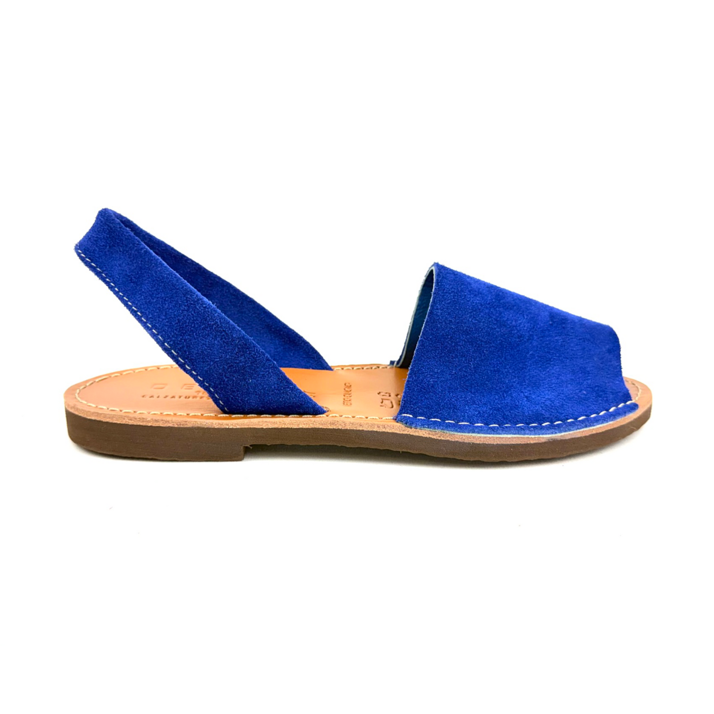 SANDALO SOLAZ BLU (Scamosciato bluette)