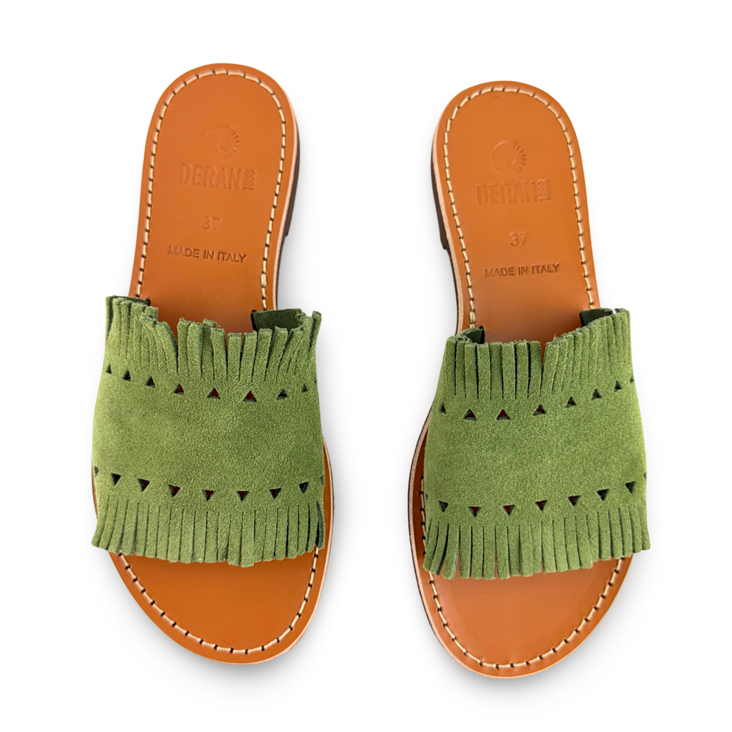 SANDALO YENTU (Verde scamosciato)