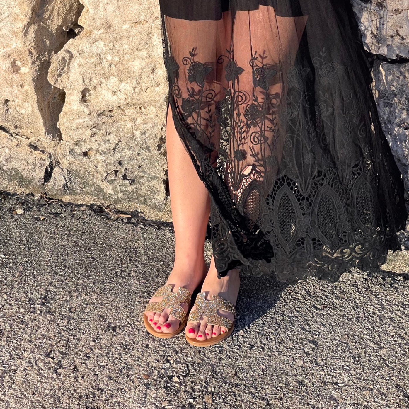 SANDALO HELIA (Glitter oro)