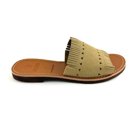 SANDALO YENTU (Beige scamosciato)