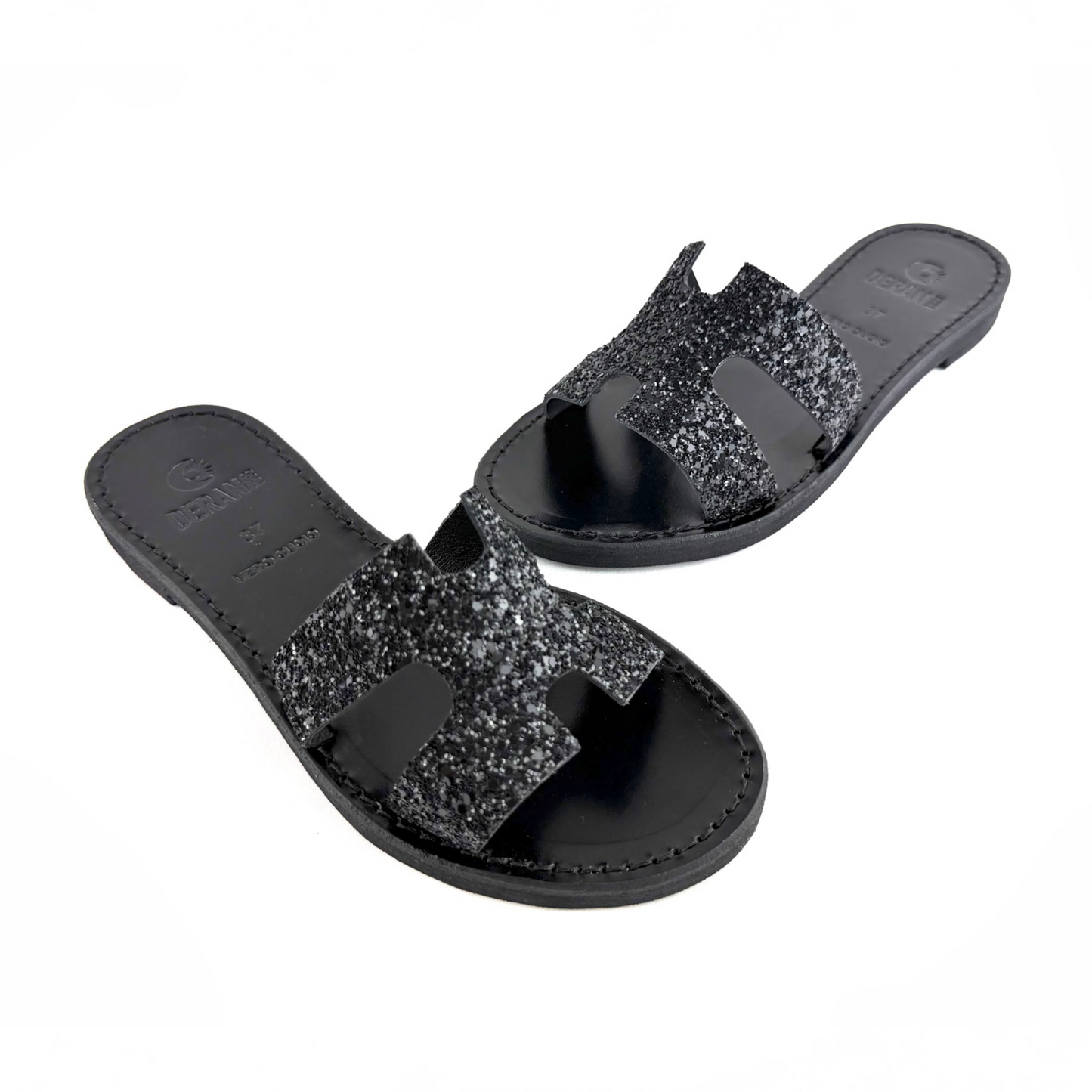 SANDALO HELIA (Glitter nero)