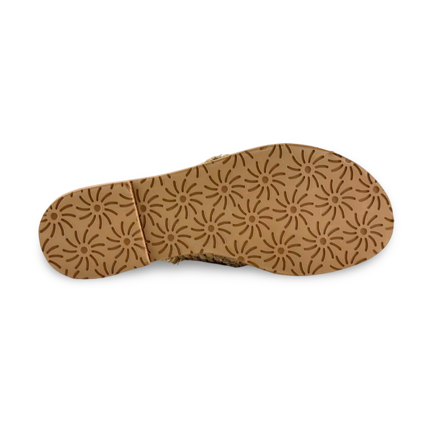 SANDALO LEUCA RAFIA (Beige sabbia naturale)